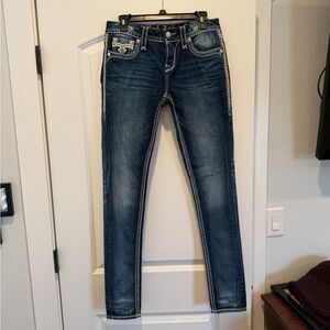 Rock Revival Dark Blue Skinny Jeans
